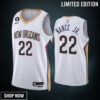 New Orleans Pelicans -23 Larry Nance Jr. 22 Association Edition White Jersey Swingman