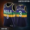 New Orleans Pelicans C.j. Mccollum 3 -23 City Edition Navy Jersey - Men