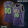 New Orleans Pelicans Nike City Edition Swingman Jersey - Custom Unisex