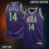 New Orleans Pelicans Nike City Edition Swingman Jersey - Purple Brandon ingram Youth