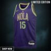 New Orleans Pelicans Nike City Edition Swingman Jersey - Purple Jose Alvarado Youth
