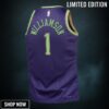 New Orleans Pelicans Nike City Edition Swingman Jersey - Purple Zion Williamson Youth