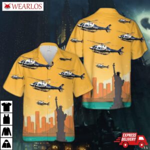 New York City Police Agusta A119 Koala Hawaiian Shirt