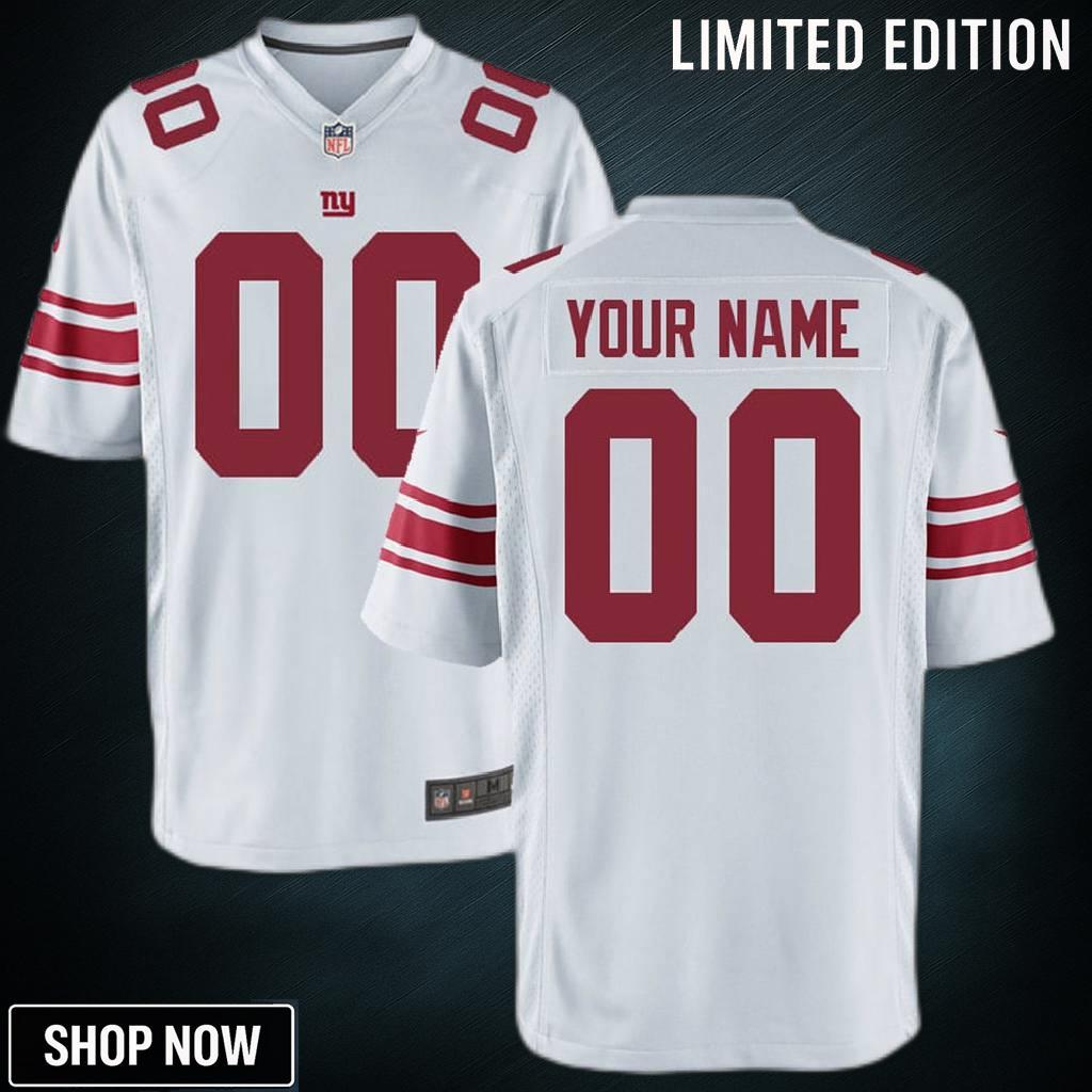 New York Giants Custom Game Jersey Jerseys Nfl