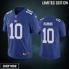 New York Giants Eli Manning Royal 100th Season Vapor Limited Jersey
