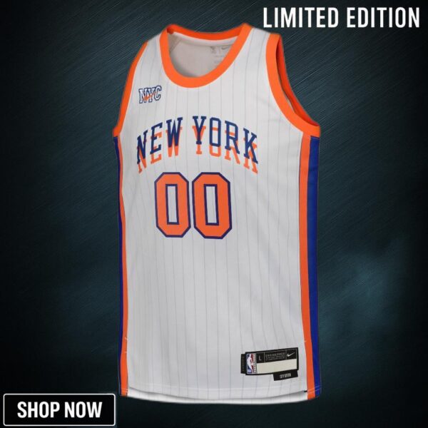 New York Knicks Nike City Edition Swingman Jersey - Custom Youth