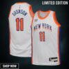 New York Knicks Nike City Edition Swingman Jersey - White Jalen Brunson Youth