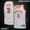 New York Knicks Nike City Edition Swingman Jersey - White Josh Hart Youth