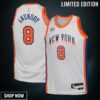 New York Knicks Nike City Edition Swingman Jersey - White Og Anunoby Youth