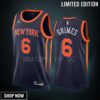 New York Knicks Quentin Grimes 6 -23 Statement Edition Navy Men Jersey Swingman