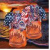 New York Mets American Flag Fireworks Hawaiian Shirt
