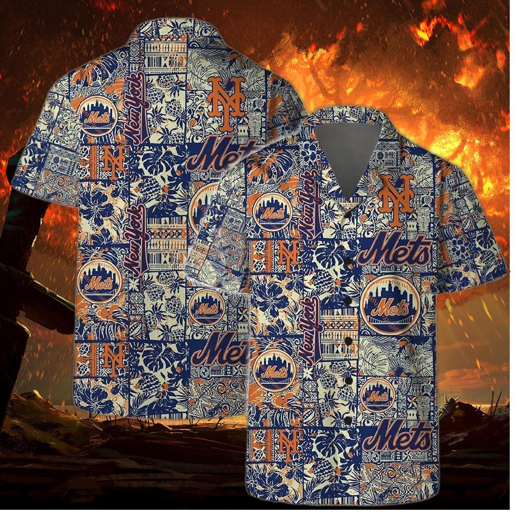 New York Mets Beachside Spirit Hawaiian Shirt
