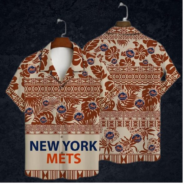 New York Mets Coastal Retreat Hawaiian Shirt