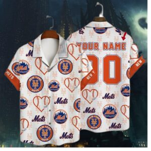 New York Mets Game Day Getaway Hawaiian Shirt