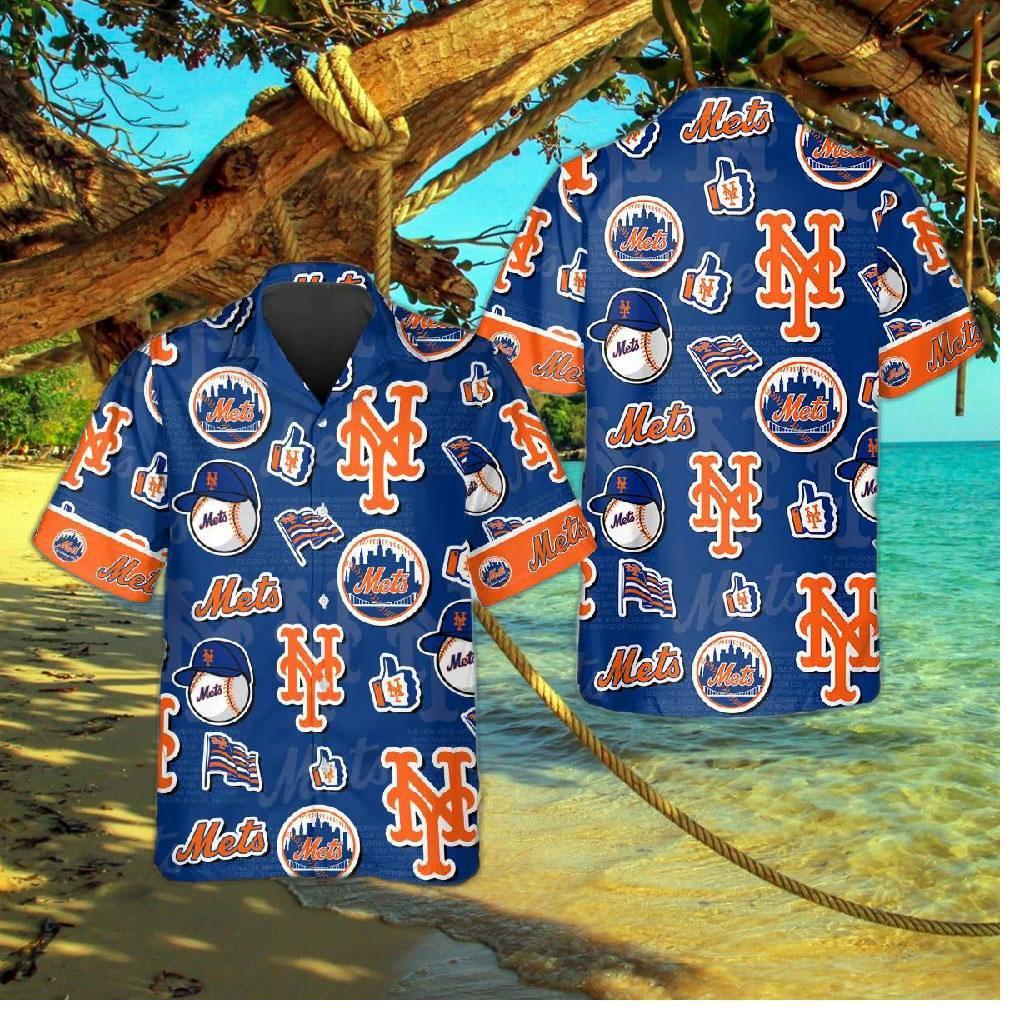 New York Mets Island Adventure Hawaiian Shirt