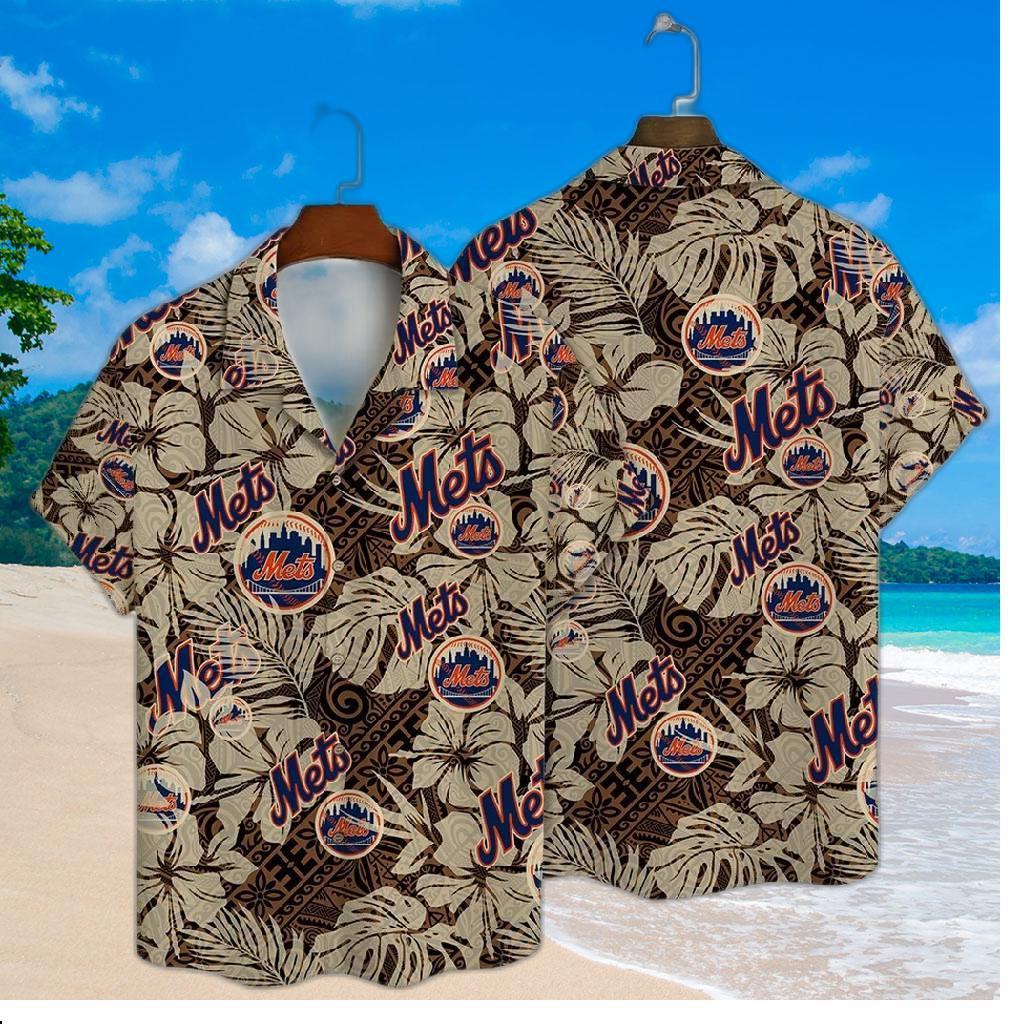 New York Mets Island Escape Hawaiian Shirt