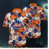 New York Mets Paper Flower Hawaiian Shirt 