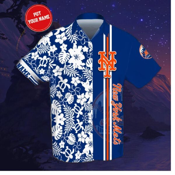 New York Mets Summer Bliss Hawaiian Shirt