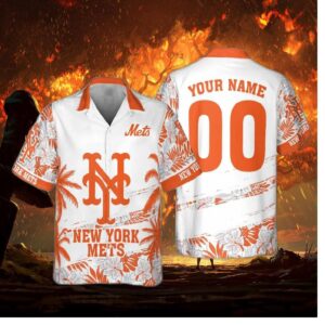 New York Mets Summer Breeze Hawaiian Shirt