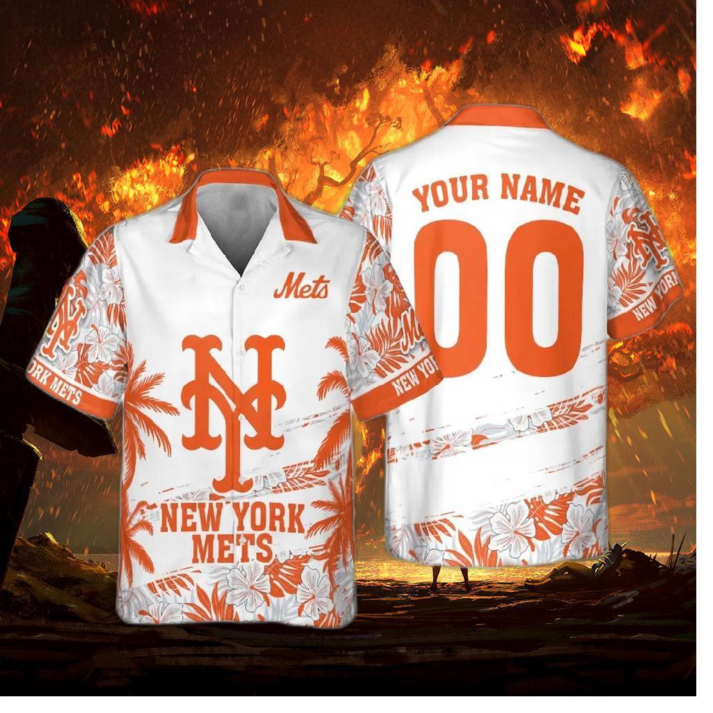 New York Mets Summer Breeze Hawaiian Shirt
