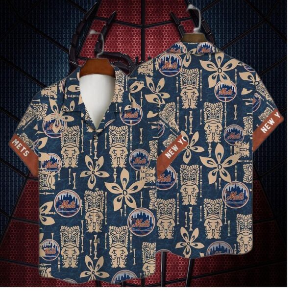 New York Mets Summer Swing Hawaiian Shirt