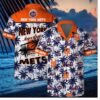 New York Mets Tropic Stars Hawaiian Shirt
