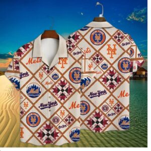 New York Mets Tropical All-star Hawaiian Shirt