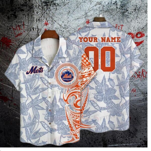 New York Mets Tropical Game Day Hawaiian Shirt