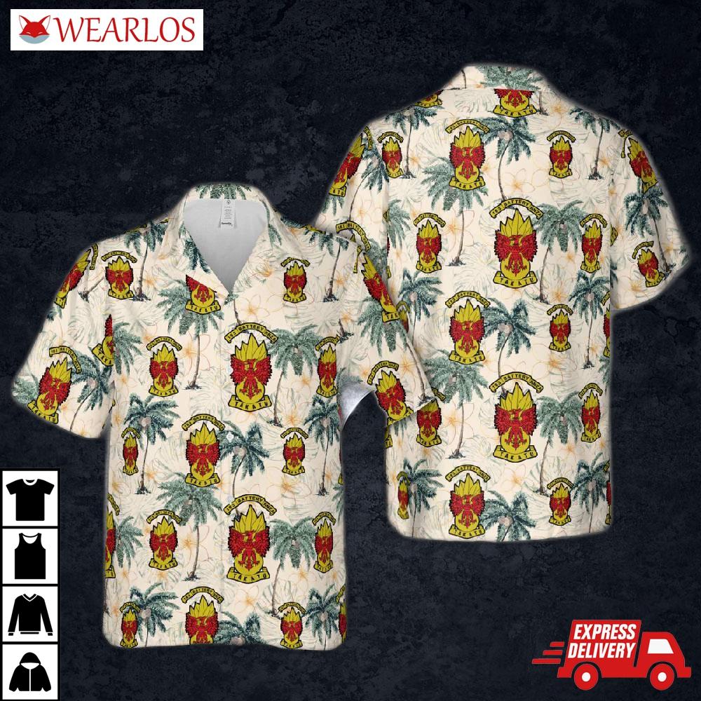 New Zealand Army Royal Artillery (rnza) 163 Battery Rnza Takatu Hawaiian Shirt