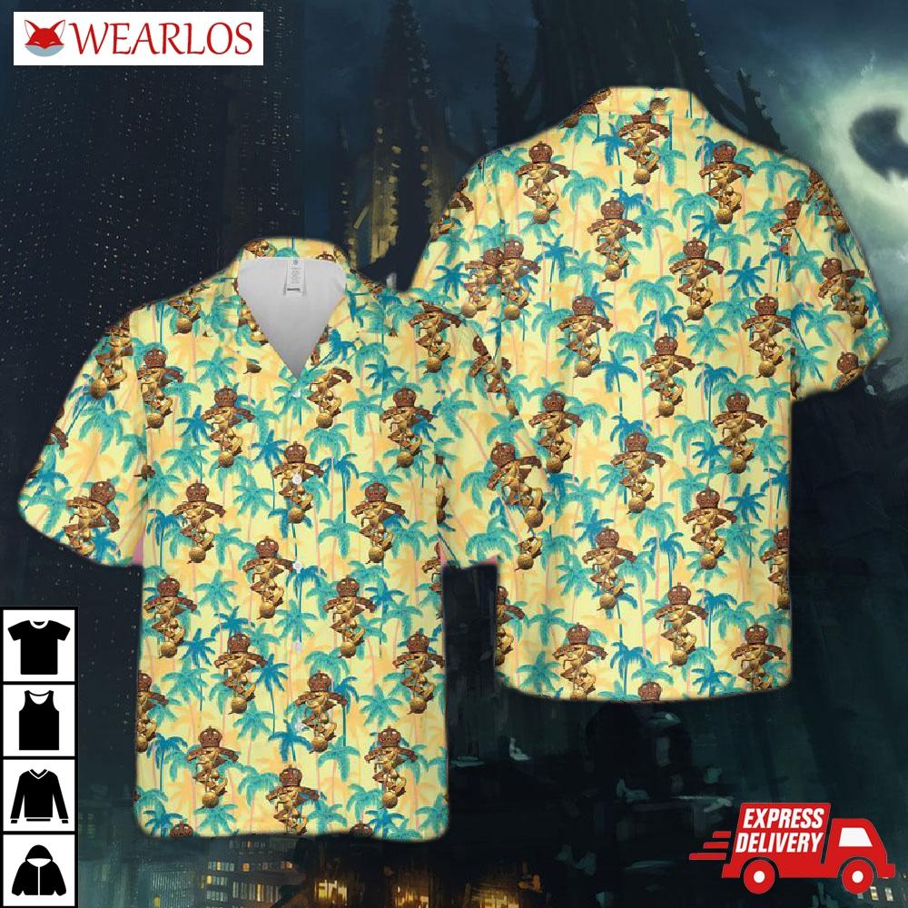 New Zealand Army, Royal Electrical And Mechanical Engineers (rnzeme) Hawaiian Shirt