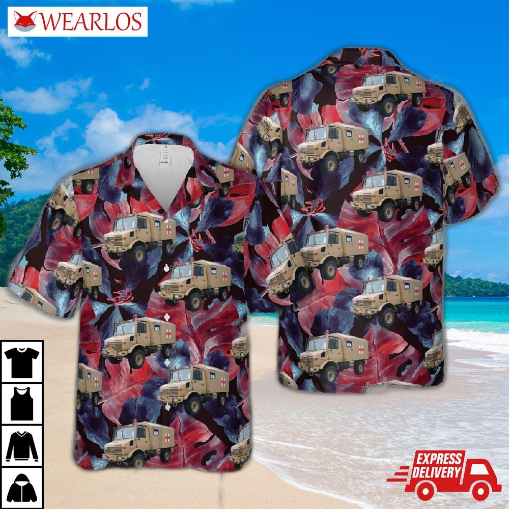 New Zealand Army Unimog Hawaiian Shirt