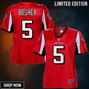 Nfl Pro Line Womens Atlanta Falcons Matt Bosher Team Color Jersey