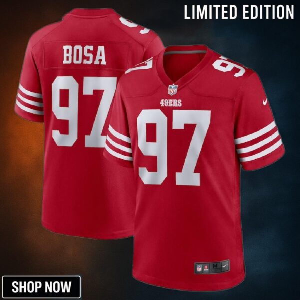 Nick Bosa 97 San Francisco 49ers Player Game Jersey - Scarlet