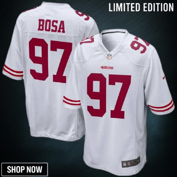Nick Bosa San Francisco 49ers Nike Game Jersey - White