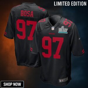 Nick Bosa San Francisco 49ers Nike Super Bowl Liv Game Event Jersey - Black
