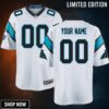 Nike Mens Carolina Panthers Customized Game White Jersey