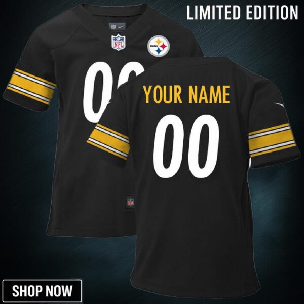Nike Pittsburgh Steelers Infant Customized Game Team Color Jersey
