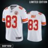 Noah Gray 83 Kansas City Chiefs White Vapor Limited Jersey
