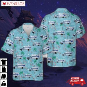 North Carolina Brunswick County Ems Hawaiian Shirt