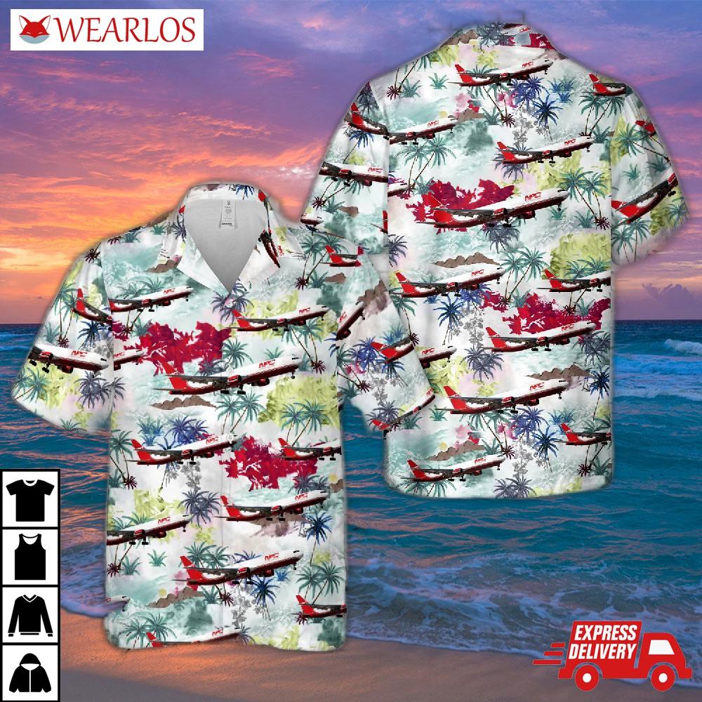Northern Air Cargo (nac) Boeing 767-3bg(er)(bcf) Hawaiian Shirt