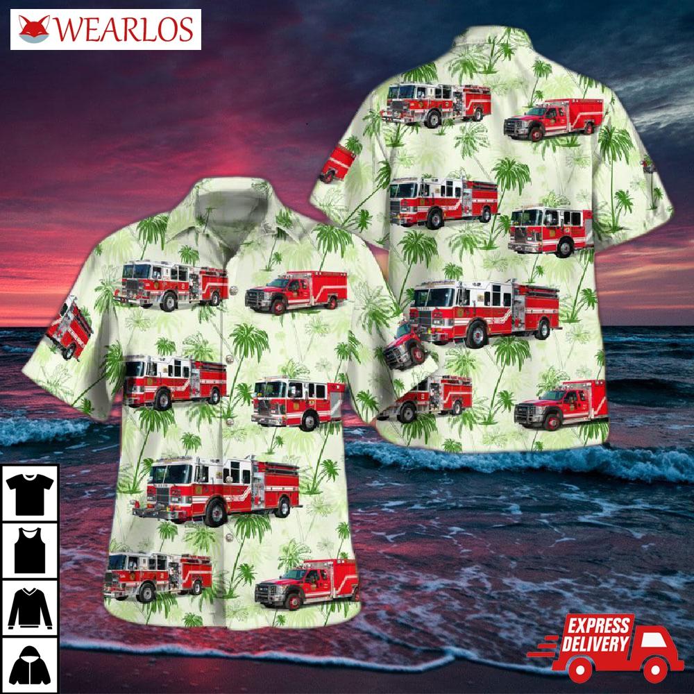 Nyack, Rockland County, New York, Central Nyack Fire Department Hawaiian Shirt
