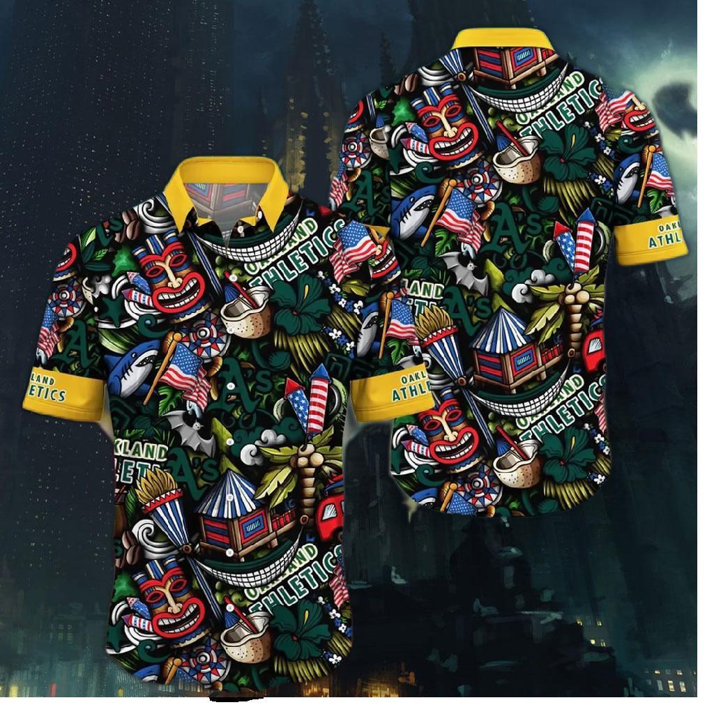 Oakland Athletics Carnival Spirit Hawaiian Shirt