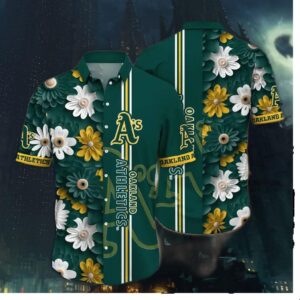 Oakland Athletics Daisy Charm Hawaiian Shirt