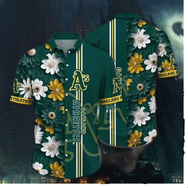 Oakland Athletics Daisy Charm Hawaiian Shirt