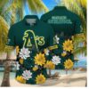 Oakland Athletics Floral Glow Hawaiian Shirt