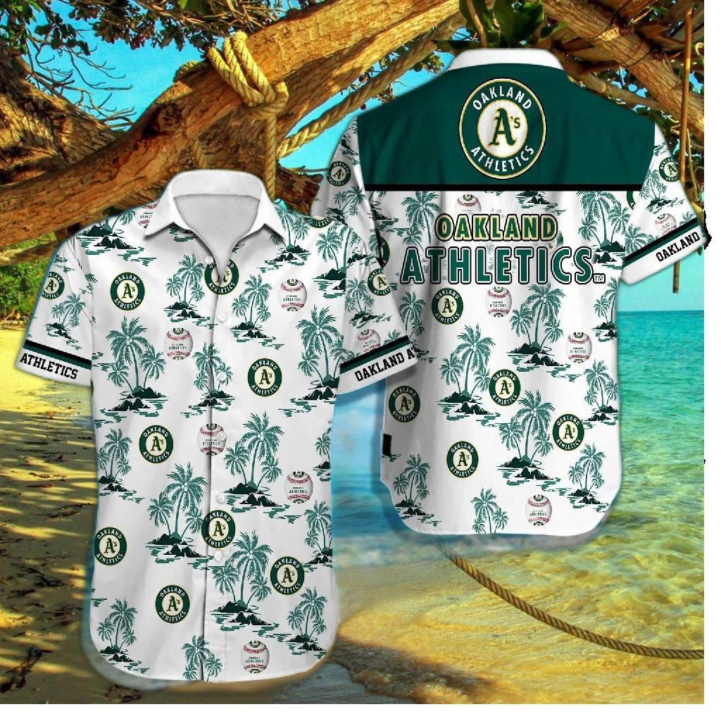 Oakland Athletics Island Breeze Hawaiian Shirt