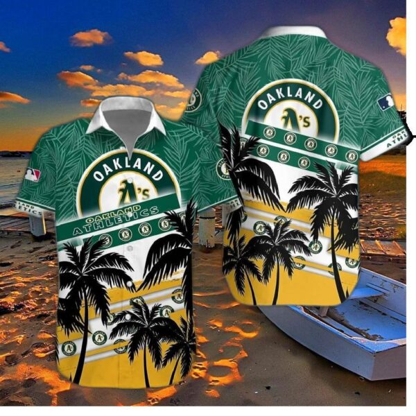 Oakland Athletics Palm Paradise Hawaiian Shirt