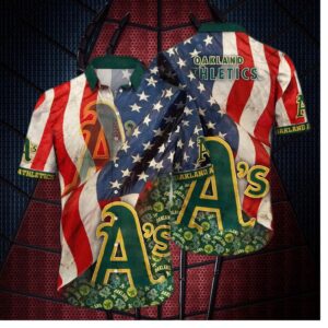 Oakland Athletics Patriotic Pride Hawaiian Shirt
