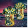 Oakland Athletics Tiki Baby Yoda Hawaiian Shirt