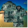 Oakland Athletics Tribal Patchwork Hawaiian Shirt